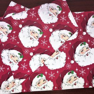 Christmas Placemats Reversible Placemats Autumn Fall Double Sided Set OF 6